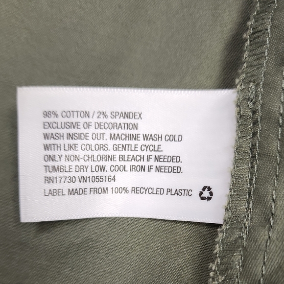 a new day Olive Utility Jacket with Embellished Pockets - Picture 5 of 5